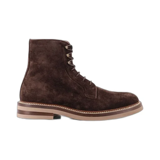 Brunello Cucinelli Lace-Up Ankle Boots