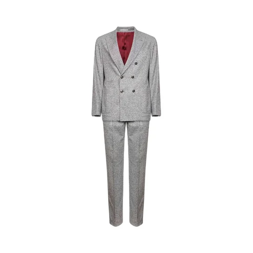 Brunello Cucinelli Double-Breasted Straight-Leg Suit