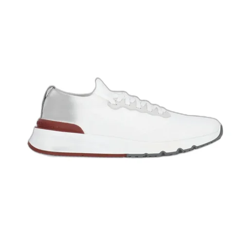 Brunello Cucinelli Knitted Lace-Up Sneakers