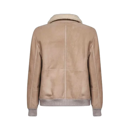 Brunello Cucinelli Zip-Up Ribbed Hem Jacket