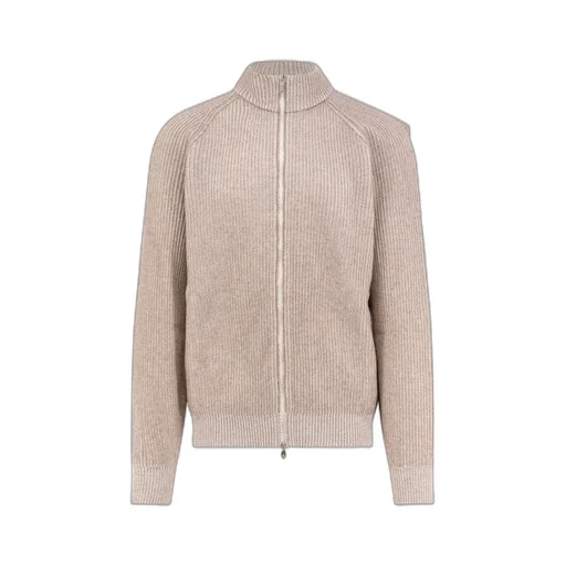 Brunello Cucinelli High Neck Zip-Up Cardigan