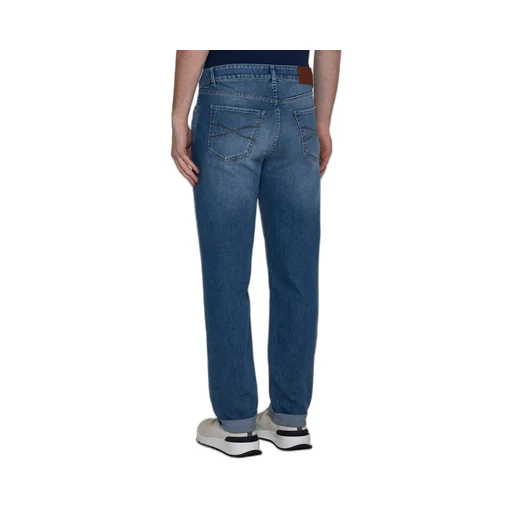 Brunello Cucinelli Mid-Rise Straight-Leg Jeans