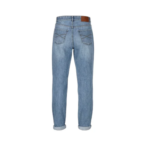 Brunello Cucinelli Mid-Rise Tapered Leg Jeans