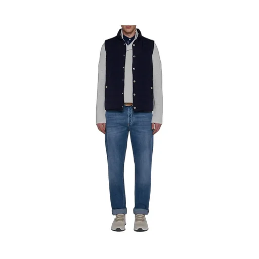 Brunello Cucinelli Mid-Rise Straight-Leg Jeans