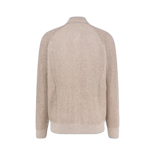 Brunello Cucinelli High Neck Zip-Up Cardigan