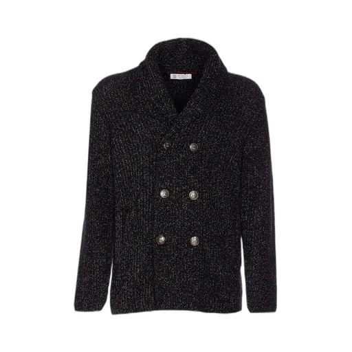 Brunello Cucinelli Long-Sleeved Double-Breasted Cardigan