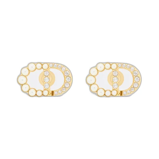 Petit Cd Duo Stud Earrings