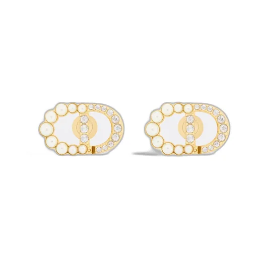 Petit Cd Duo Stud Earrings