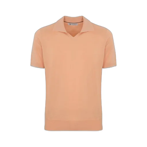 Brunello Cucinelli Short Sleeved Knitted Polo Shirt