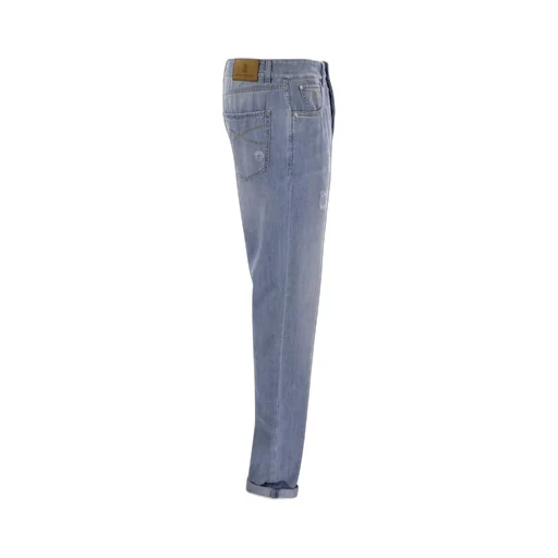 Brunello Cucinelli Logo Embroidered Distressed Jeans