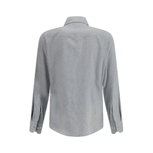 Brunello Cucinelli Buttoned Long Sleeved Shirt
