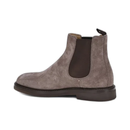 Brunello Cucinelli Chelsea Almond Toe Boots