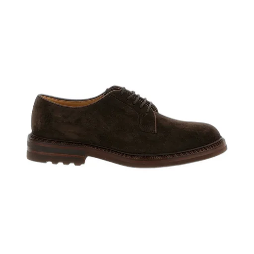 Brunello Cucinelli Round-Toe Lace-Up Derby Shoes