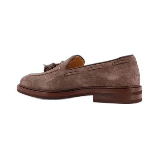 Brunello Cucinelli Tassel Detailed Almond-Toe Loafers