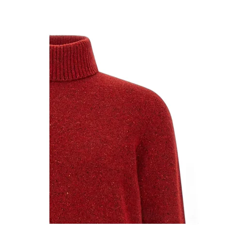 Brunello Cucinelli Knop Roll Neck Knitted Jumper