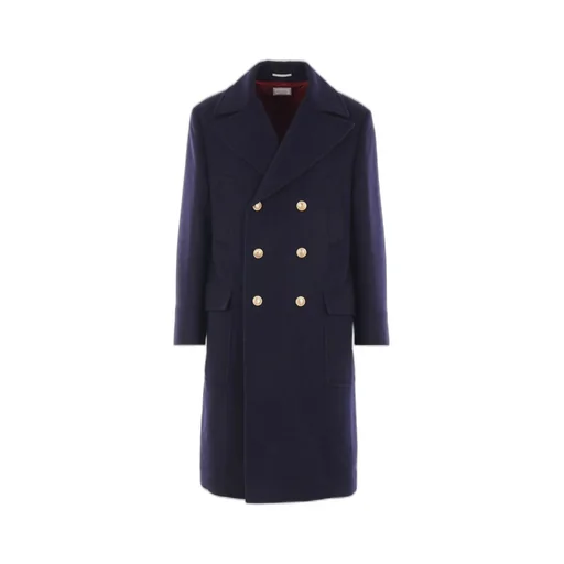 Brunello Cucinelli Double-Breasted Long-Sleeved Coat