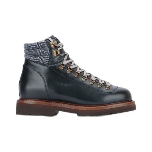 Brunello Cucinelli Lace-Up Ankle Boots