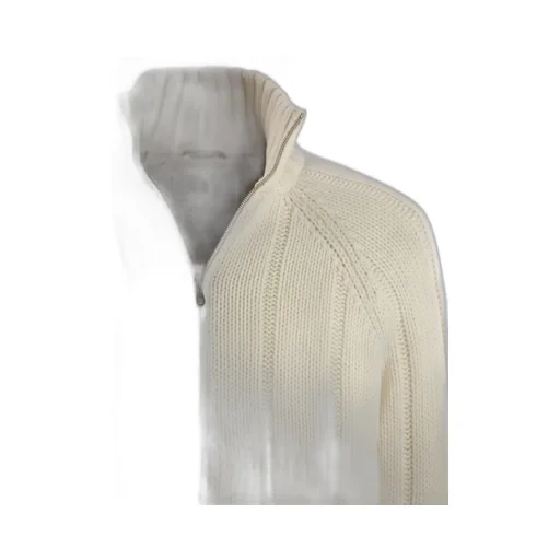 Brunello Cucinelli Zip-Up Ribbed-Knit Jacket