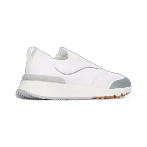 Brunello Cucinelli Knit Lace-Up Sneakers