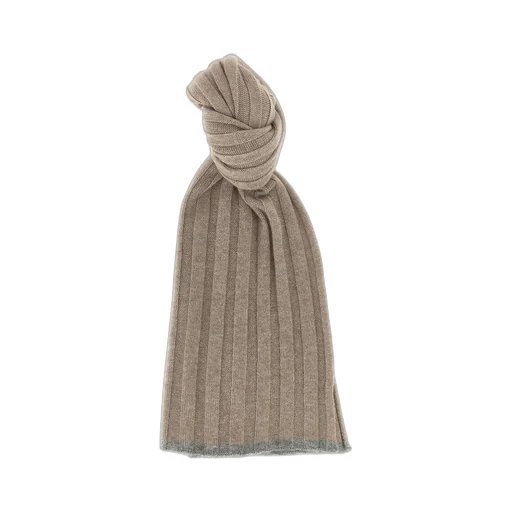 Brunello Cucinelli Ribbed Knitted Scarf