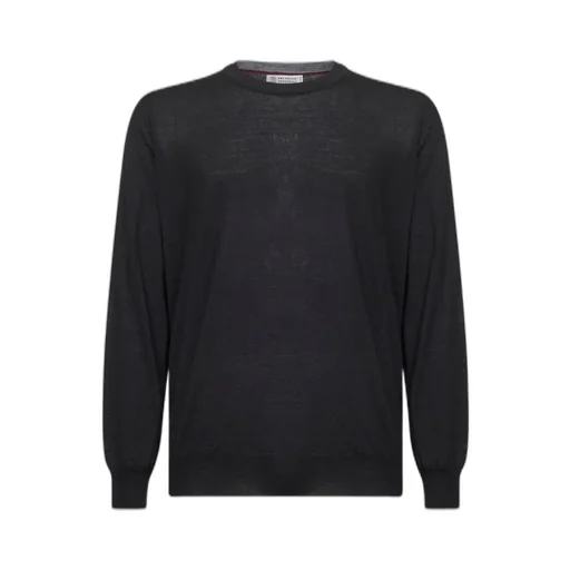 Brunello Cucinelli Long Sleeved Crewneck Sweater