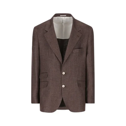 Brunello Cucinelli Single-Breasted Tailored Blazer
