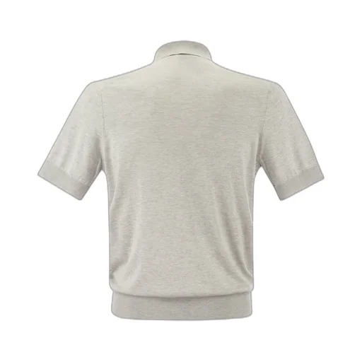 Brunello Cucinelli Short-Sleeved Knitted Polo Shirt