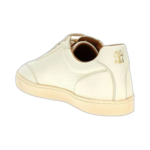 Brunello Cucinelli Logo Printed Round Toe Sneakers