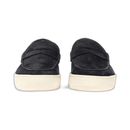 Brunello Cucinelli Penny-Slot Round-Toe Loafers