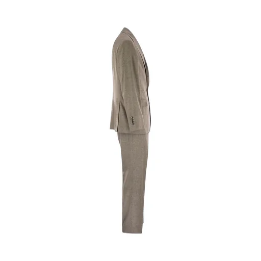 Brunello Cucinelli Prince Of Wales Flannel Tailored Suit