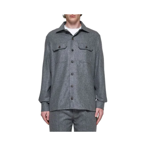 Brunello Cucinelli Long Sleeved Straight Hem Shirt