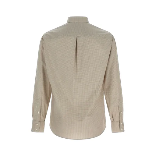 Brunello Cucinelli Checked Long Sleeved Shirt