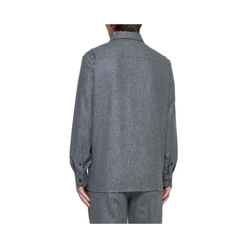 Brunello Cucinelli Long Sleeved Straight Hem Shirt
