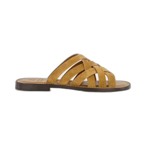 Brunello Cucinelli Open Toe Slip-On Sandals