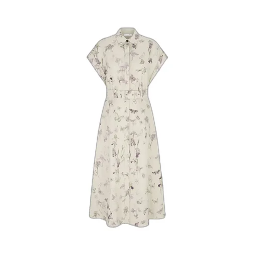 Mid-Length Belted Shirtdress