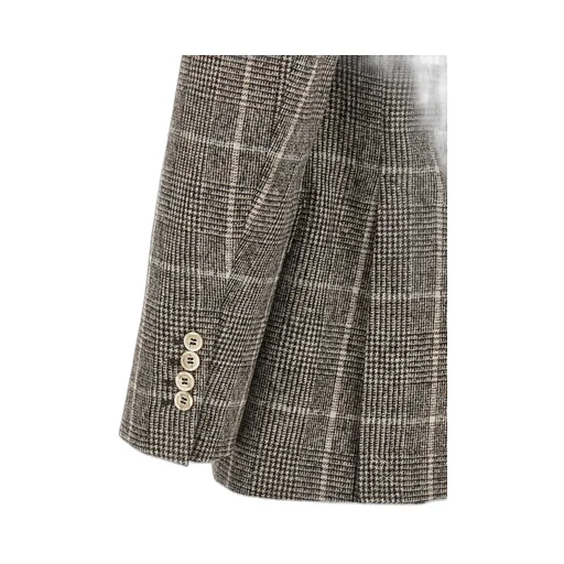 Brunello Cucinelli Checked Single-Breasted Jacket