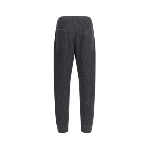 Brunello Cucinelli Drawstring Ribbed Track Pants