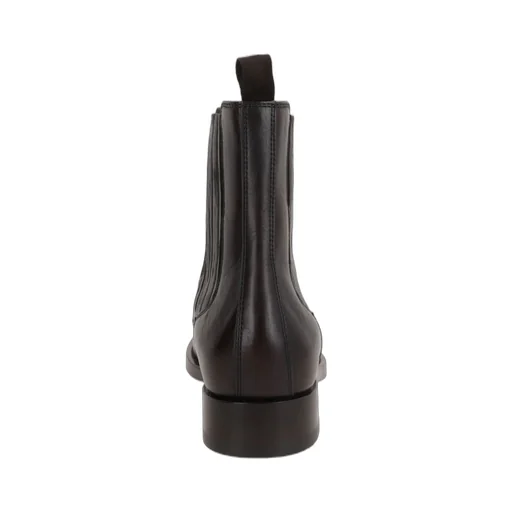 Brunello Cucinelli Burnished Leather Chelsea Boots