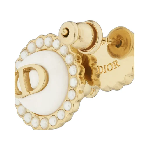 Petit Cd Baroque Stud Earrings