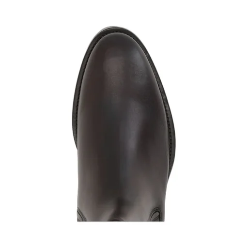 Brunello Cucinelli Burnished Leather Chelsea Boots