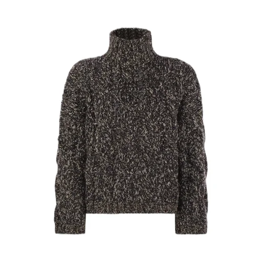 Brunello Cucinelli Turtleneck Braided Sweater