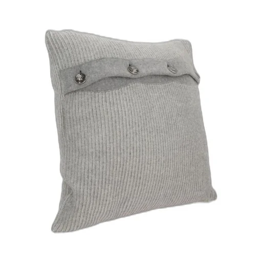 Brunello Cucinelli Vanisé Buttons Detailed Rib Knit Cushion
