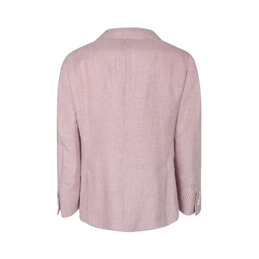 Brunello Cucinelli Houndstooth Detailed Single Breasted Blazer