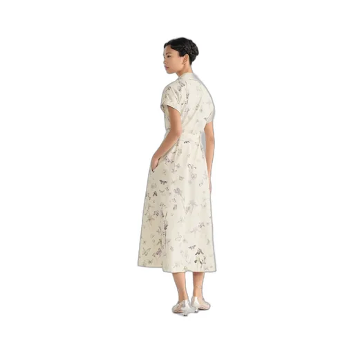 Mid-Length Belted Shirtdress