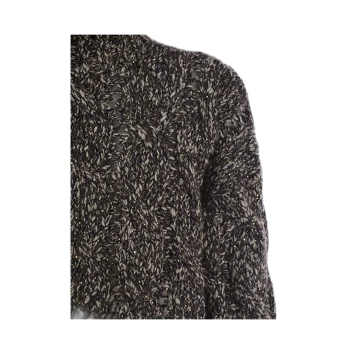 Brunello Cucinelli Turtleneck Braided Sweater