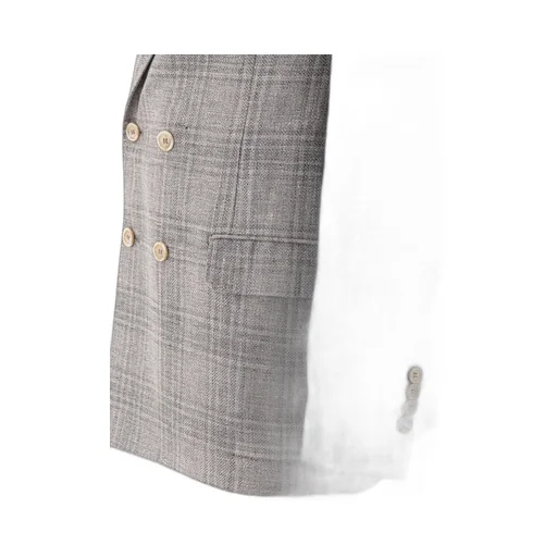 Brunello Cucinelli Prince Of Wales Double-Breasted Blazer
