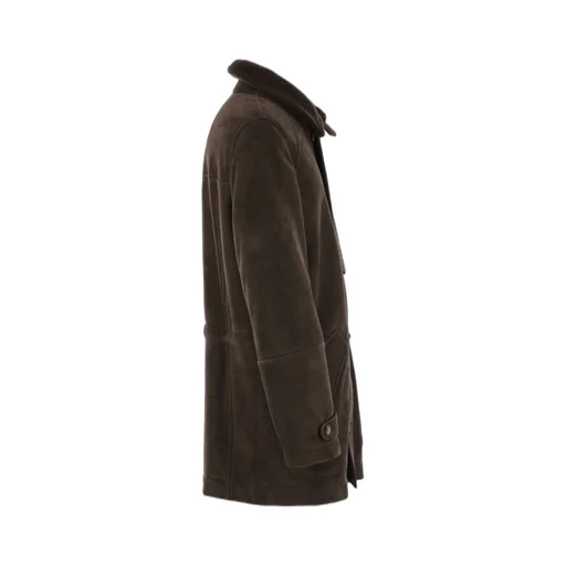 Brunello Cucinelli Straight Hem Shearling Coat
