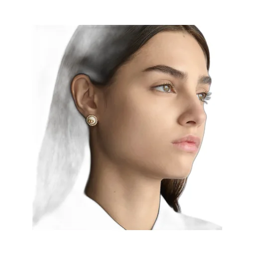 Petit Cd Baroque Stud Earrings