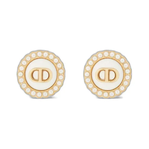 Petit Cd Baroque Stud Earrings