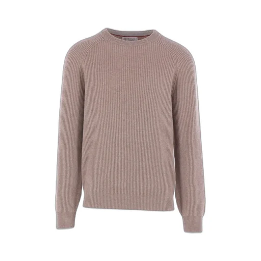 Brunello Cucinelli Crewneck Ribbed-Knit Jumper